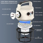 خرید، قیمت و مشخصات چراغ اضطراری دیپکینگ مدل DK-203