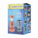 خرید، قیمت و مشخصات چراغ فانوسی خورشیدی پنکه دار مدل GSH-9299