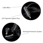 خرید، قیمت و مشخصات پنکه دو قلو فندکی خودرو میشل مدل HX-T304