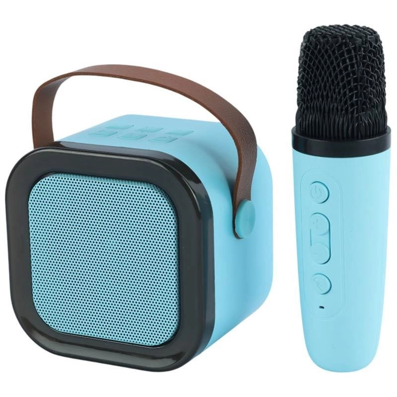 اسپیکر بلوتوثی قابل حمل مدل K12 به همراه یک عدد میکروفون بیسیم